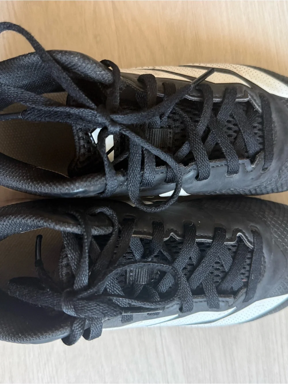 Boys adidas Black and White football cleats - Athletic Shoes